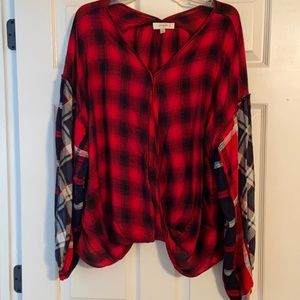 Buffalo plaid top